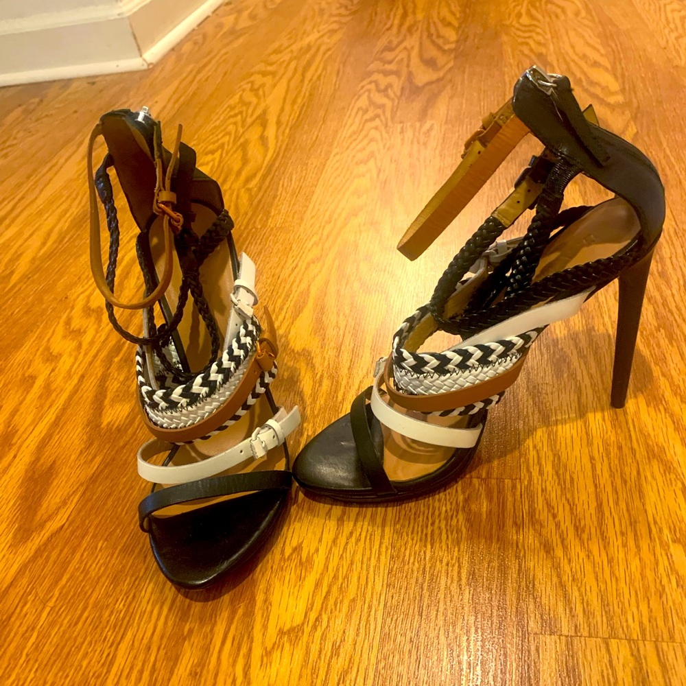*SOLD* LAMB Strappy Heels. Size 8 Great condition